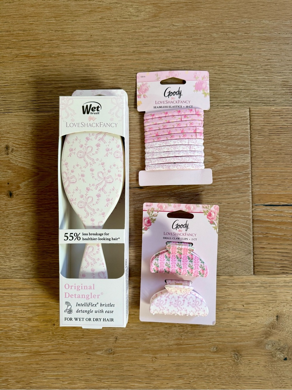 LoveShackFancy x Target Coquette Bow Set: WetBrush + clips + hair ties
